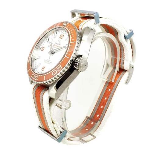 Omega Seamaster Planet Ocean 215.32.44.21.04.001 “Orange” Mirror Replica 1:1 - photo 2