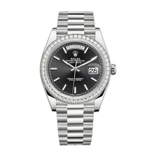 Rolex Day-Date 228238-0004 “Black Diamond Dial” Ultra Realistic Replica