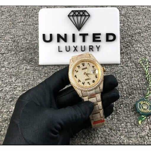 Rolex Datejust 116300 “Iced Out Arabic Dial” Collector’s Copy 1:1 - photo 2