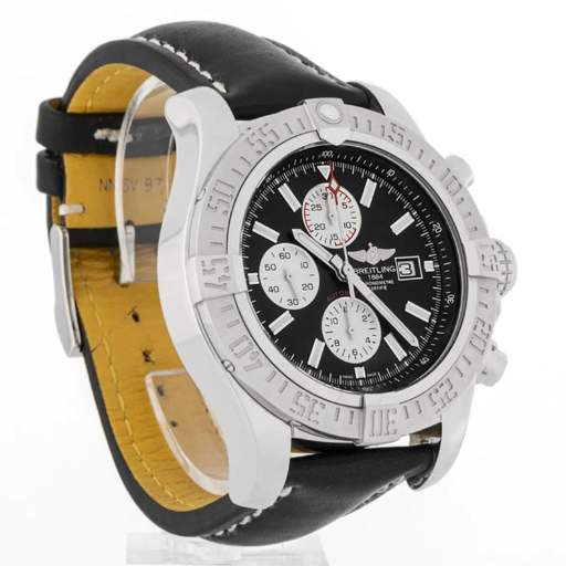 Breitling Super Avenger II A13371 “Black Dial” Exclusive Clone 1:1 - photo 2