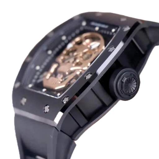 Richard Mille RM 52-01 Tourbillon “Skull” Rose Gold Luxury Clone Quality - photo 3