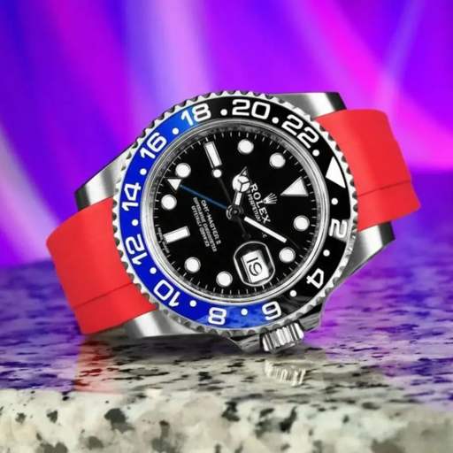 Rolex – GMT-Master –  Rubber Strap – Red - photo 3