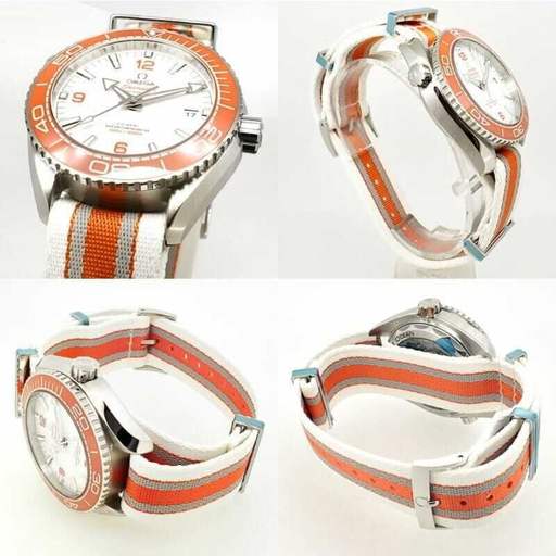 Omega Seamaster Planet Ocean 215.32.44.21.04.001 “Orange” Mirror Replica 1:1 - photo 5