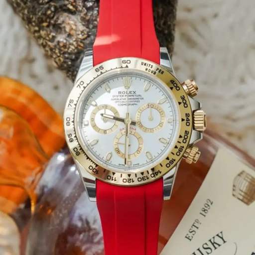 Rolex – Daytona –  Rubber Strap – Red - photo 2