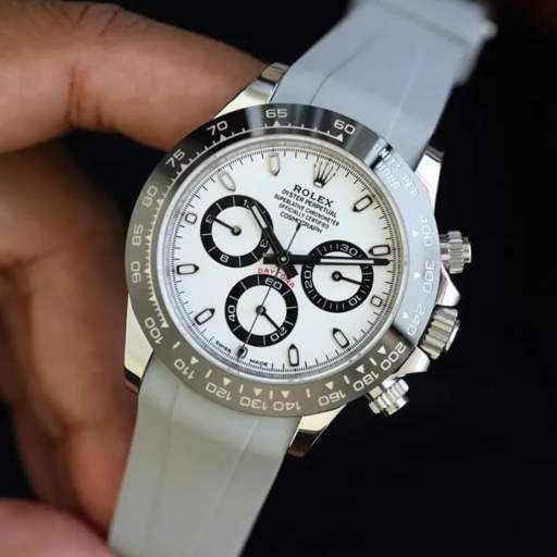 Rolex – Daytona –  Rubber Strap – White - photo 2