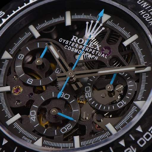 Rolex Daytona DIW Carbon Skeleton Superior Replica - photo 5