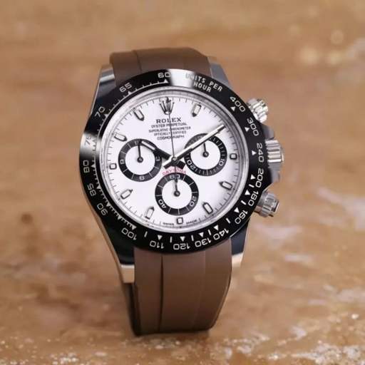 Rolex – Daytona –  Rubber Strap – Brown - photo 2