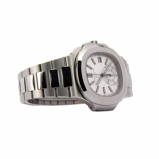 Patek Philippe Nautilus Chronograph 5980/1A-019 “White Dial” Precision Clone - photo 4
