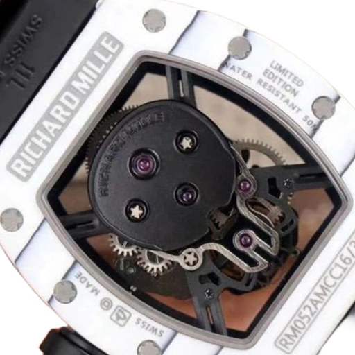 Richard Mille RM 52-01 Tourbillon “Skull” White True Replica 1:1 - photo 4
