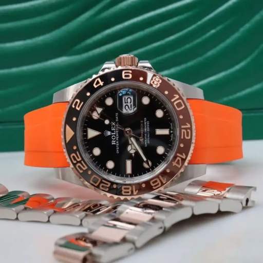 Rolex – GMT-Master –  Rubber Strap – Orange - photo 3