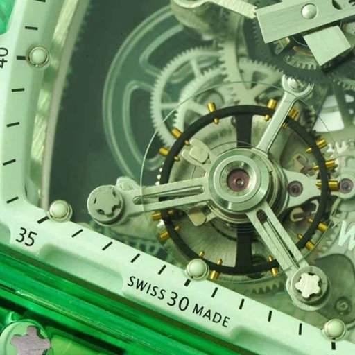 Richard Mille RM 56-01 Tourbillon Green Transparent Superior Replica - photo 3