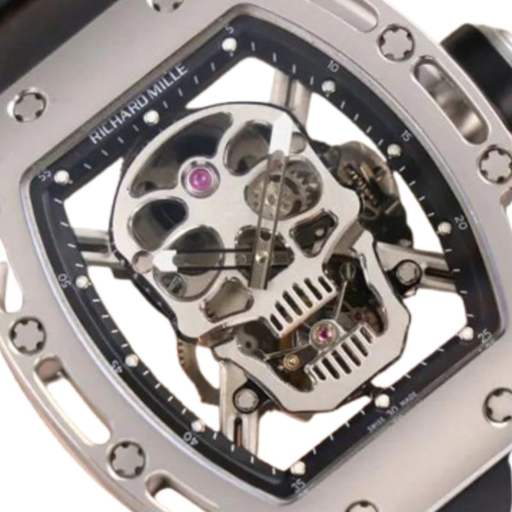 Richard Mille RM 52-01 Tourbillon “Skull” Grey Exclusive Clone Edition - photo 2