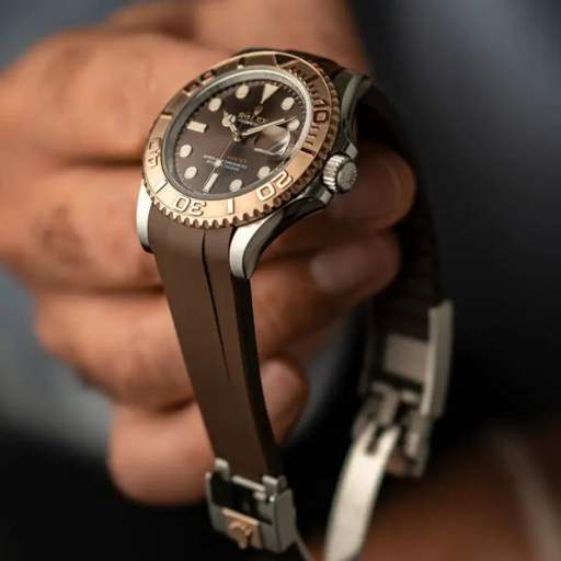 Rolex – Yacht-Master –  Rubber Strap – Brown - photo 2
