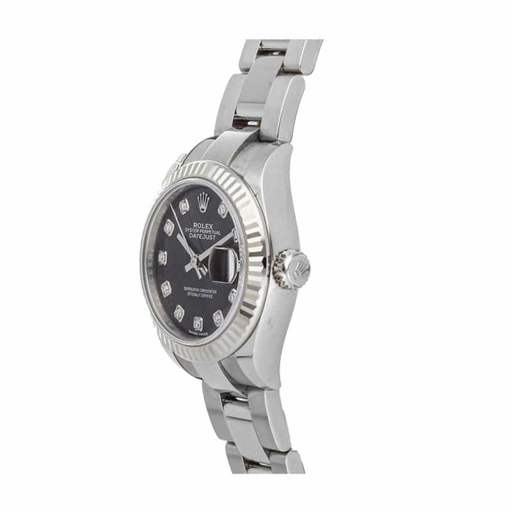 Rolex Lady-Datejust 279174 White Gold Fluted Bezel Precision Replica Edition - photo 2