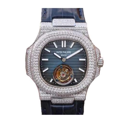 Patek Philippe Nautilus 5711 Tourbillon “Jumbo” Blue Dial Super Accurate Clone