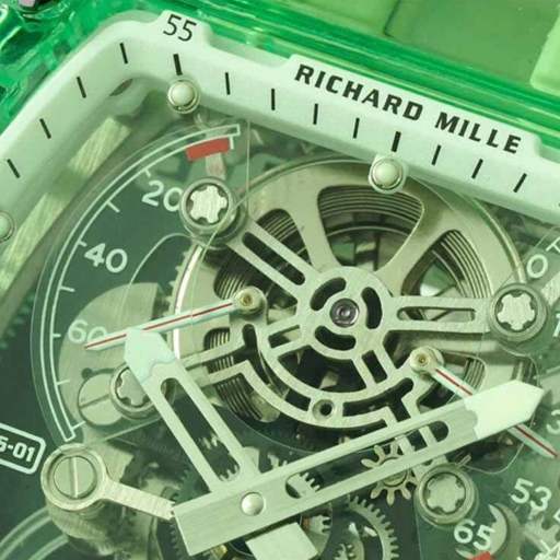 Richard Mille RM 56-01 Tourbillon Green Transparent Superior Replica - photo 2