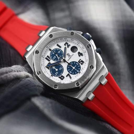 Audemars Piguet – Royal Oak –  Rubber Strap – Red - photo 2