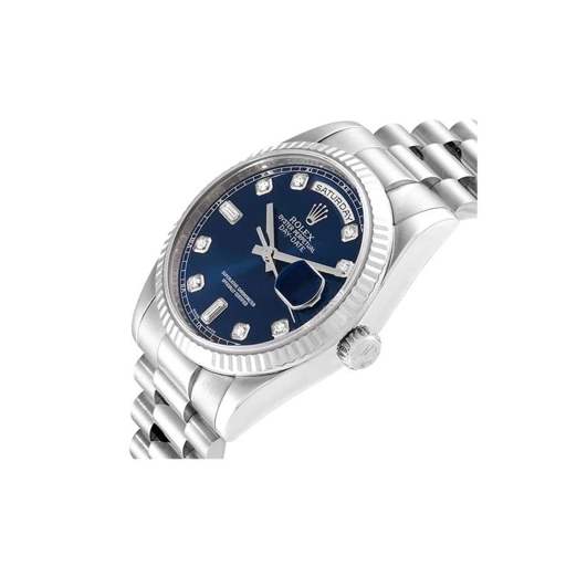 Rolex Day-Date 128239 “Blue Diamond Dial” High Fidelity Replica - photo 2