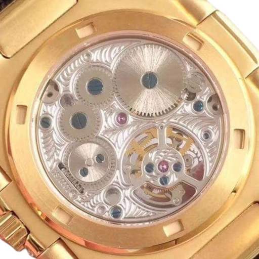 Patek Philippe Nautilus 5711 Tourbillon “Jumbo” Yellow Gold Dial Signature Replica 1:1 - photo 5