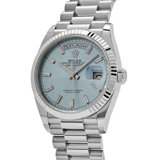 Rolex Day-Date 128236 “Ice Blue Grooved” Super Clone Quality - photo 3