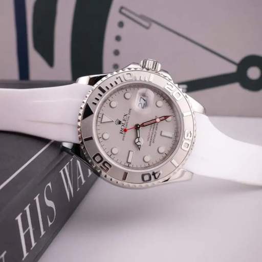 Rolex – Yacht-Master –  Rubber Strap – White - photo 2