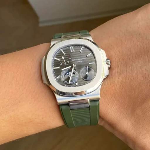 Patek Philippe – Aquanaut –  Rubber Strap – Nautilus – Green - photo 2