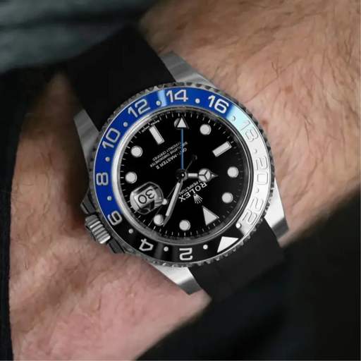 Rolex – GMT-Master – Rubber Strap – Black - photo 3