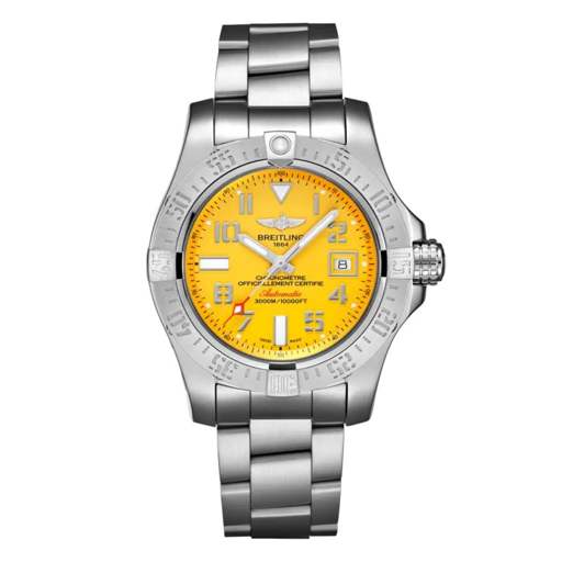 Breitling Avenger II Seawolf A17331 “Yellow Dial” Perfect Clone Edition