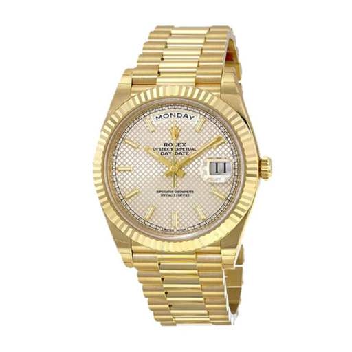 Rolex Day-Date 228238-0004 “Diagonal Silver” Premium Duplicate - photo 2