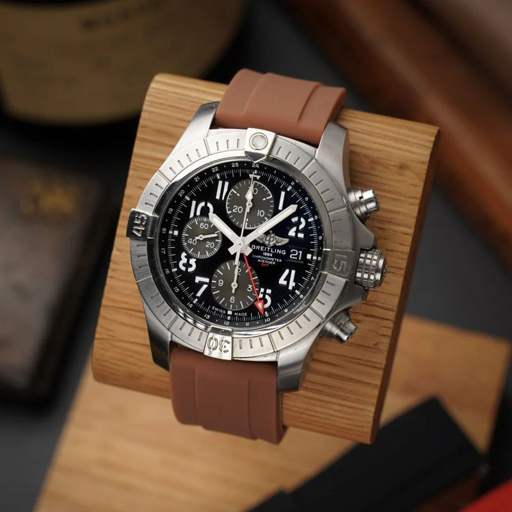 Breitling – Avenger – Rubber Strap – Brown - photo 2