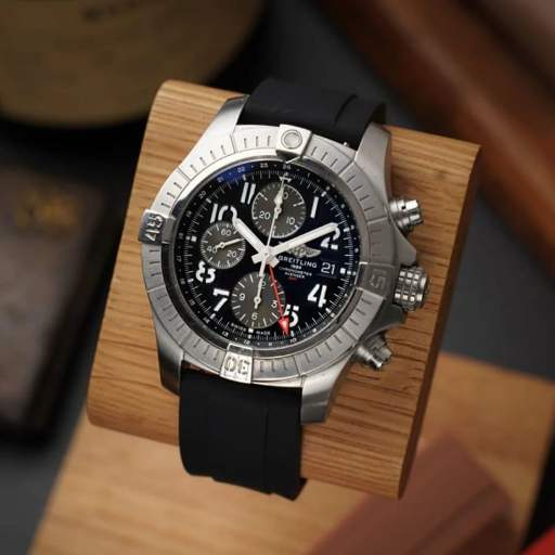 Breitling – Avenger –  Rubber Strap – Black - photo 2