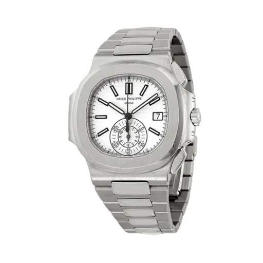 Patek Philippe Nautilus Chronograph 5980/1A-019 “White Dial” Precision Clone - photo 2