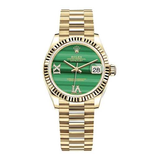 Rolex Datejust 126333 “Gold Green Dial” Signature Replica 1:1