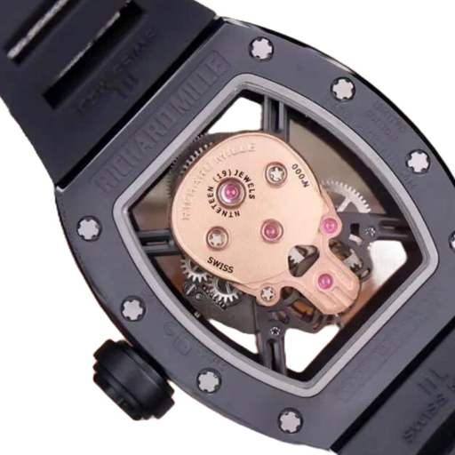 Richard Mille RM 52-01 Tourbillon “Skull” Rose Gold Luxury Clone Quality - photo 5