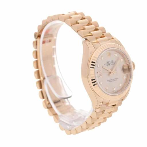 Rolex Lady-Datejust 279175 Everose Gold Authentic Copy 1:1 - photo 2
