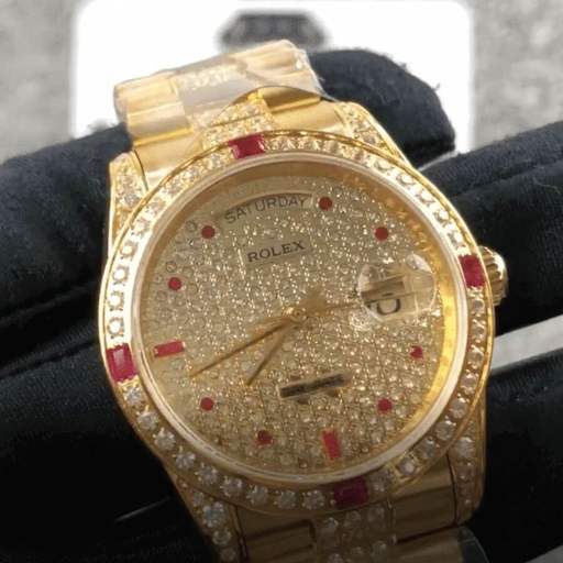 Rolex Day-Date 18038 “Iced Out” Supreme Clone Quality - photo 4
