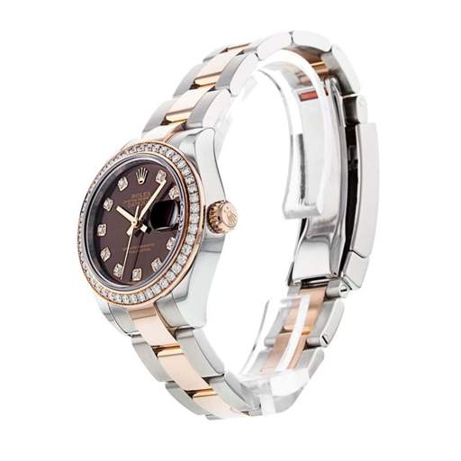 Rolex Lady-Datejust 279381RBR Everose Gold Diamond Bezel Precision Clone - photo 2