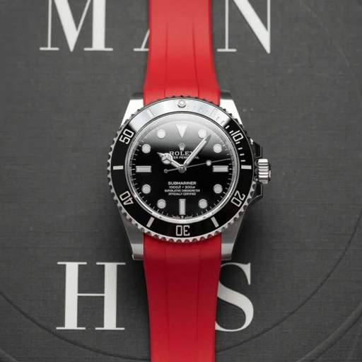 Rolex – Submariner –  Rubber Strap – Red - photo 3