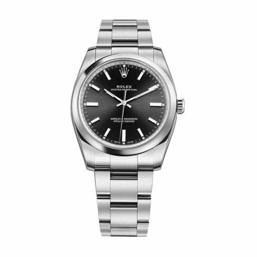 Rolex Air-King 114200 Oyster Perpetual “Black Dial” Signature Replica 1:1