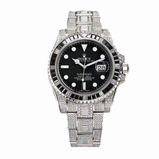 Rolex Submariner 116610LN-97200 “Iced Out” Precision Clone