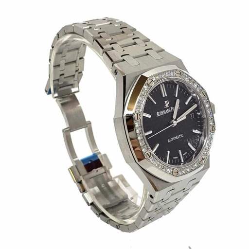 Audemars Piguet Royal Oak 15451ST “Diamond Bezel Silver Dial” Ultra Fine Replica - photo 2
