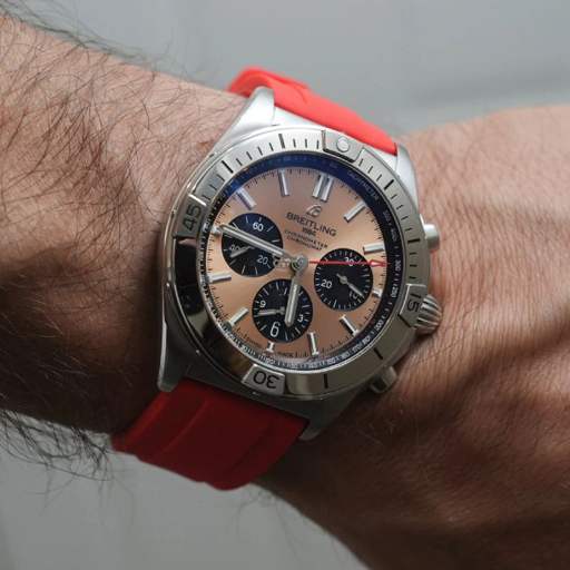 Breitling – Chronomat – Rubber Strap – Red - photo 2