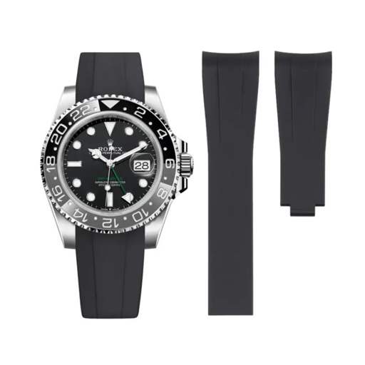 Rolex – GMT-Master –  Rubber Strap – Black