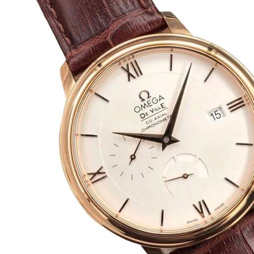 Omega De Ville Brown Leather Strap 424.53.40.21.02.001 Top Replica 1:1 - photo 4