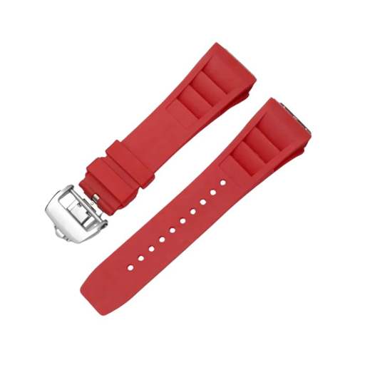 Richard Mille – 011-035-050-052-057-065 –  Rubber Strap – Red