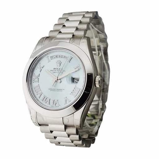 Rolex Day-Date II 218239 “Ice Blue Roman Dial” Masterpiece Replica - photo 2