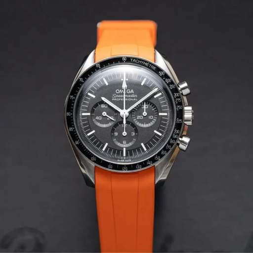 Omega – Speedmaster –  Rubber Strap – Orange - photo 3