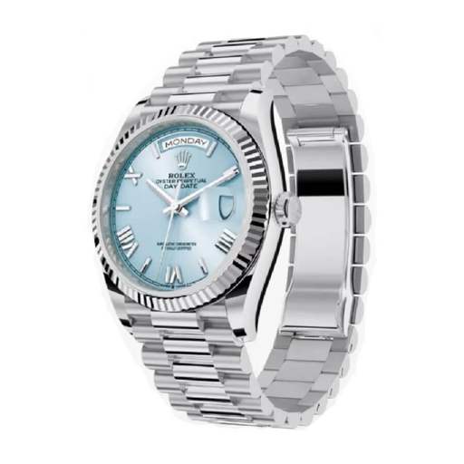 Rolex Day-Date 228236 “Ice Blue Grooved” Super Clone Quality - photo 2