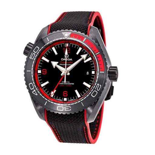 Omega Seamaster Planet Ocean Co-Axial Master Chronometer 215.92.46.22.01.003 “Deep Black” Super Clone Edition - photo 2