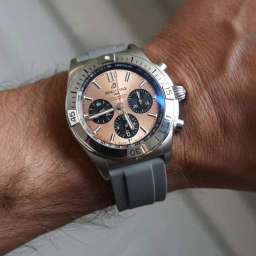 Breitling – Chronomat –  Rubber Strap – Grey - photo 2
